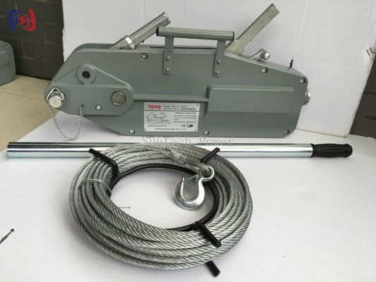 54KN Handle Wire Rope Hoist Overhead Pilot Pulling Hoist Transmission Line Stringing Tools