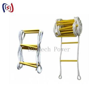 12x300 Heavy Duty Rope Ladder For Live Line Electrical Maintenance And Repair Work