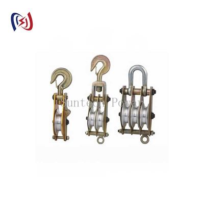 Aluminum Sheave Hoist Tackle 10KN-100KN Rope Hoist Block And Tackle