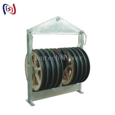 ACSR720 Conductor Pulley 50KN-150KN Nylon Sheave Large Cable Pulleys