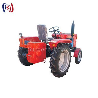 Transmission Line Compact Tractor Winch Walking Tractor Drawn Winch Machine