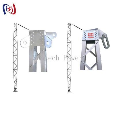 Aluminum Alloy Electrical Gin Pole for Tower Eretion Concrete Electric Pole