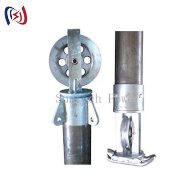 Inner Suspended Tubular Antenna Tower Gin Pole LBN Tower Erection Tools 11M