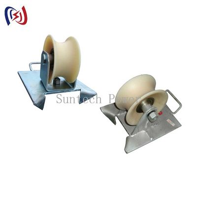 10KN 80mm Pithead Cable Roller Underground Cable Installation Equipment