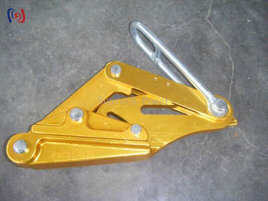 Aluminum Alloy Insulated Conductor Gripper 10-30kN Rated Load Come Along Clamp for Line Stringing