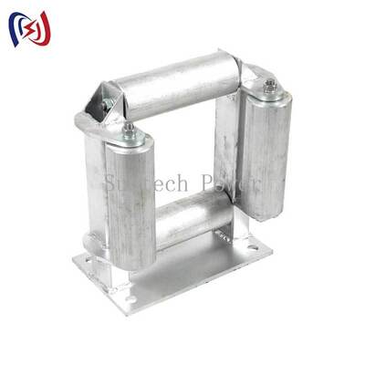 Framed Cable Roller Pulley with 20kN Rated Load for 180mm Max Cable Diameter and Dust-Proof Bearing