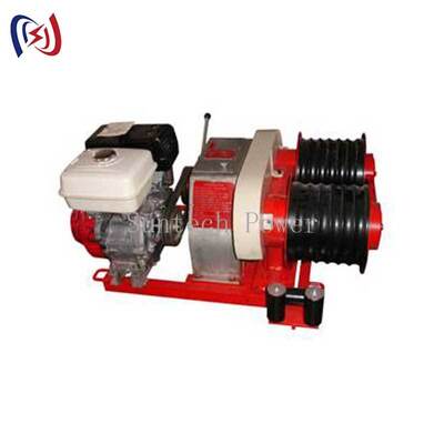 Double Drum Winch 6.3-9kW with 2000-3600RPM for Cable Laying and Diesel or Gasoline Engine Options