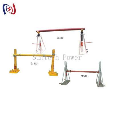 Hydraulic Cable Reel Stand with 50KN Rated Load for 2400mm Diameter Cable Drum Handling