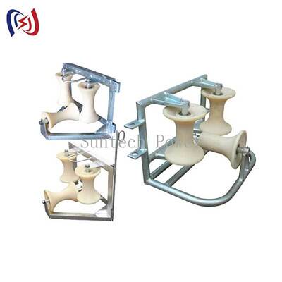 Corner Cable Roller 120-200mm for Cable Direction Change with 10KN Rated Load