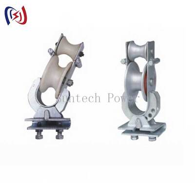 High Strength Three Purpose Stringing Block for Conductor Protection in Transmission Line Construction