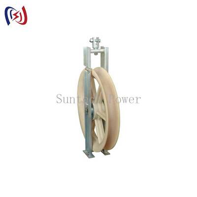 OPGW Cable Stringing Block with Large Diameter Sheave Steel Support Frame and Suspension Installation Design
