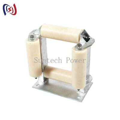 Heavy Duty Framed Cable Roller with Corrosion Resistant Galvanized Steel Frame and Multiple Nylon Rollers