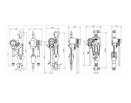7.5KN-90KN Electric Chain Hoist Aluminium Alloy Electric Chain Fall