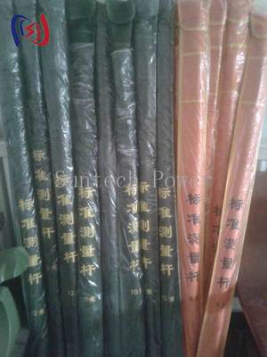 Telescopic Height Measuring Rod 5M-20M Transmission Line Stringing Tools