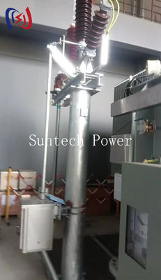 Power Steel Pipe Pillars for Power Grids 1-Year Warranty