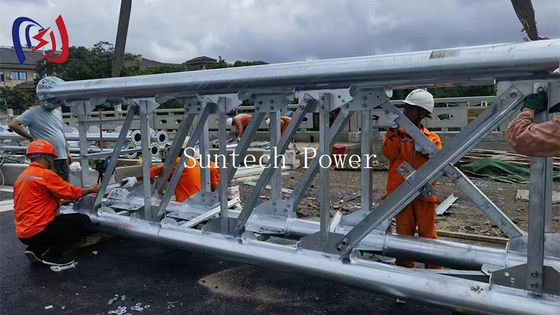 Steel Pipe Cable Tray System 1 Year Warranty for Electrical Projects