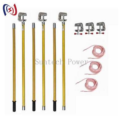 1000mm-5500mm Grounding Lead 10KV-500KV With 25-50mm2 Copper Wire