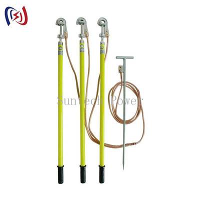 1000mm-5500mm Grounding Lead 10KV-500KV With 25-50mm2 Copper Wire