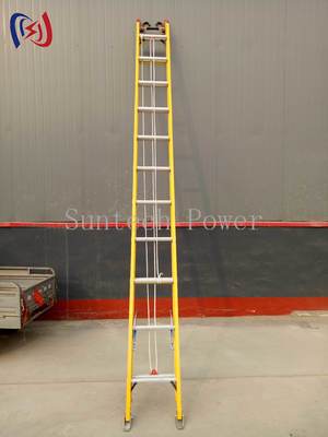 2M-8M Insulated Step Ladders Light Epoxy Resin Material For Electrical Safety
