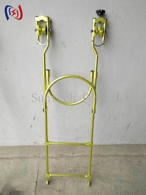 Construction Hanging Rope Ladder Trolley For Single Line Transmission Work