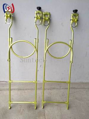 Construction Hanging Rope Ladder Trolley For Single Line Transmission Work