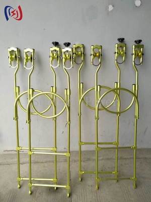 Construction Hanging Rope Ladder Trolley For Single Line Transmission Work