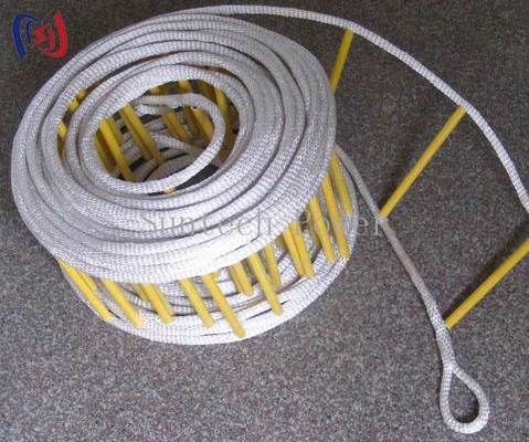 12x300 Heavy Duty Rope Ladder For Live Line Electrical Maintenance And Repair Work
