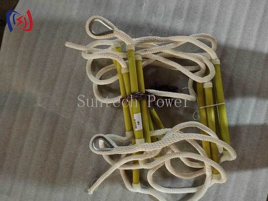 12x300 Heavy Duty Rope Ladder For Live Line Electrical Maintenance And Repair Work