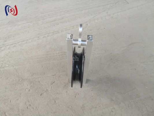 High Speed Turning Block Single Steel Sheave Conductor Fiber Optic Stringing Blocks