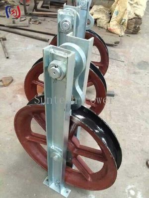 High Speed Turning Block Single Steel Sheave Conductor Fiber Optic Stringing Blocks