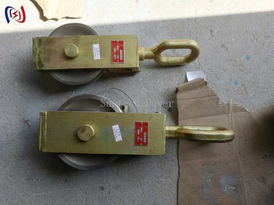 160mm Ending Conductor Stringing Blocks 30KN-80KN Ratel Load