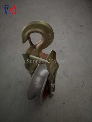 Nylon Or Aluminum Sheave Universal Stringing Block 5KN-20KN Rated Load