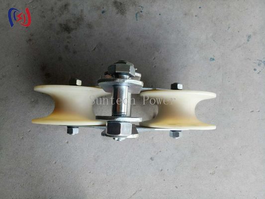 25KN Conductor Stringing Blocks Nylon Sheave Universal Stringing Block