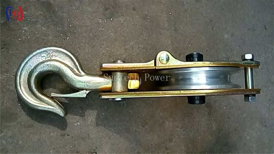 Aluminum Sheave Hoist Tackle 10KN-100KN Rope Hoist Block And Tackle