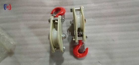 Lightweight Hoisting Tackle Aluminum Alloy And MC Nylon Single Sheave Pulley Block