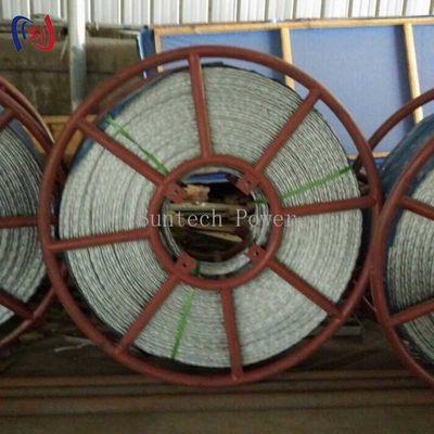9mm-42mm Pilot Wire In Transmission Line Galvanized Braided Anti Twist Wire Rope