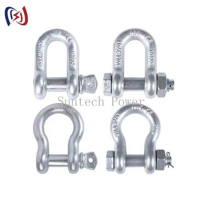 Steel Pilot Wire High Strength Galvanized Shackle For Construction Works
