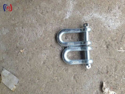 Steel Pilot Wire High Strength Galvanized Shackle For Construction Works