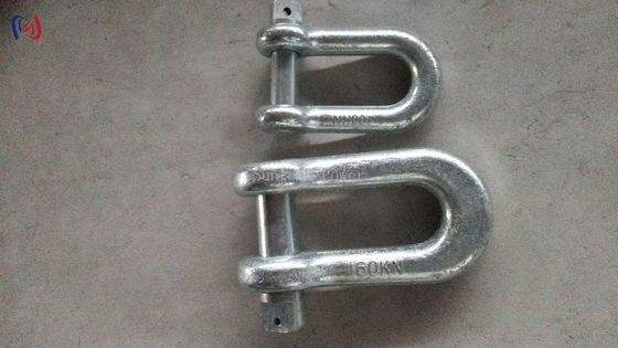 Steel Pilot Wire High Strength Galvanized Shackle For Construction Works