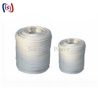 6mm-24mm Insulated Braided Nylon Wire 0.9KN-14KN White Nylon Rope
