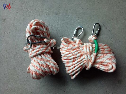 6mm-24mm Insulated Braided Nylon Wire 0.9KN-14KN White Nylon Rope