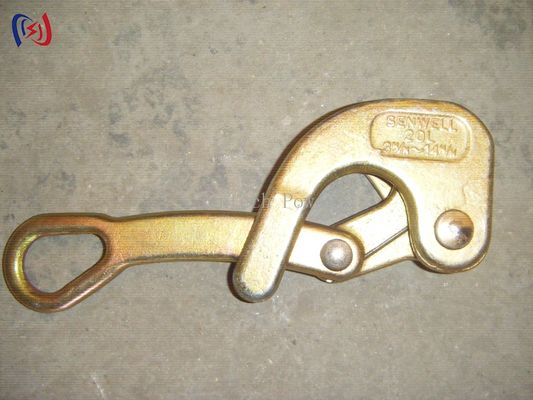 Single Cam Wire Pulling Clamp Come Along Clamp For GJ25-GJ120 Steel Strand