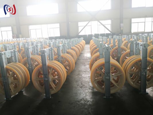 Conductor ACSR500 Universal Stringing Block 60KN Large Cable Pulleys