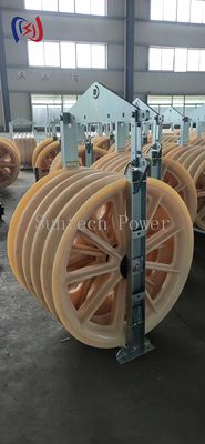 150KN Transmission Stringing Blocks ACSR720 Conductor Wire Stringing Blocks
