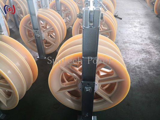30KG - 150KG 660 Series Large Diameter Rope Pulley Stringing Block Mc Nylon Sheave