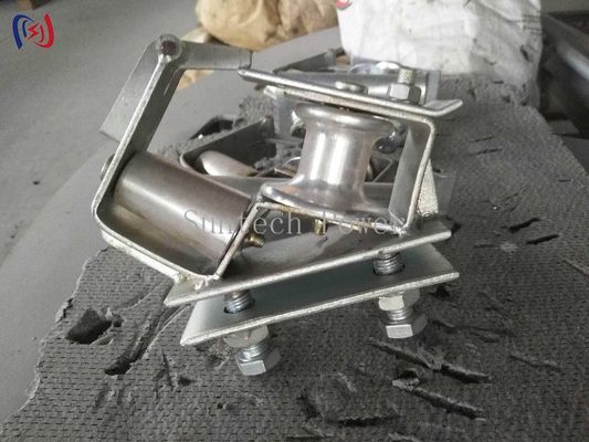 5KN Cable Roller Pulley Aluminum Sheave Or Nylon Sheave Cable Pulling Roller