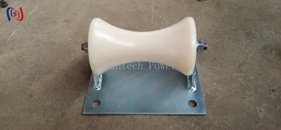 Underground Ground  Cable Roller Pulley Steel Plate Carrier Installation Equipment