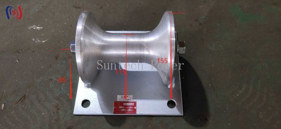 Underground Ground  Cable Roller Pulley Steel Plate Carrier Installation Equipment