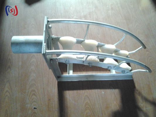 MC Nylon Wheels Cable Laying Roller 3 Sheaves Roller For Cable Laying