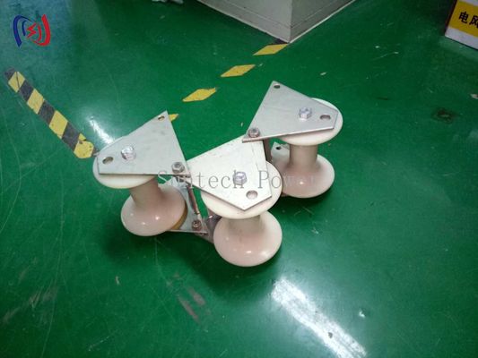 Pithead Cable Roller Pulley SH130S 10KN Cable Pulling Sheaves